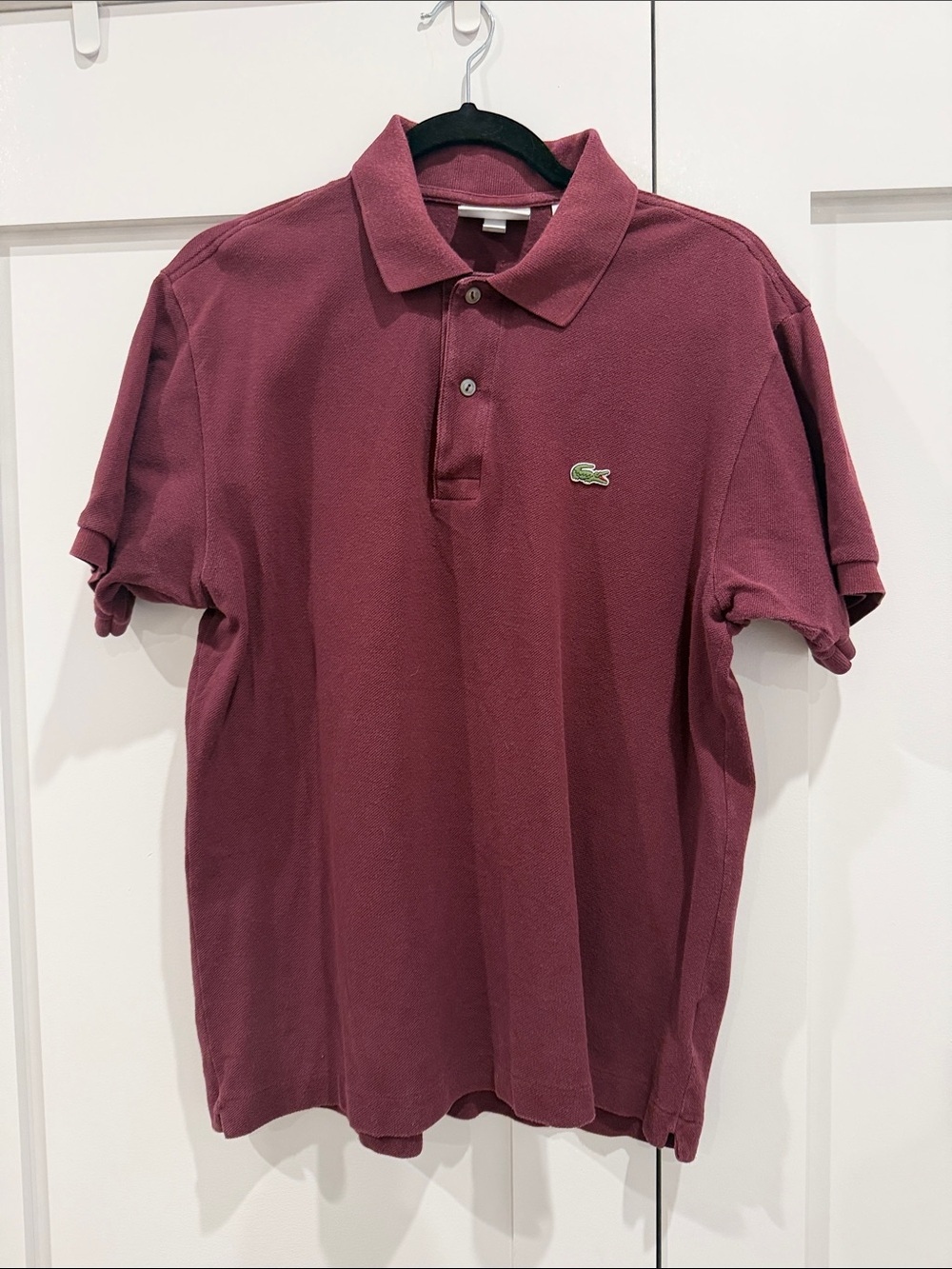 Lacoste Men's Polo in Burgundy Tone